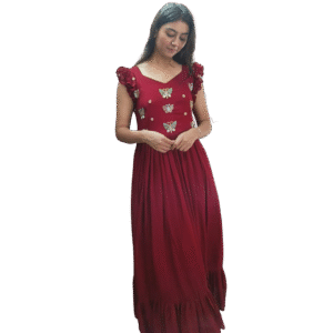 Ethenic Red Gown