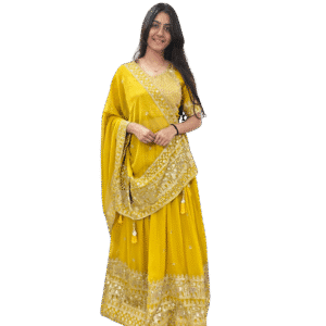 Haldi Glow Lehenga